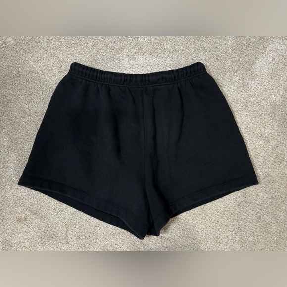 ESSENTIALS Fear of God Running Shorts Black Drawstring Loungewear Athleisure L - Picture 5 of 14